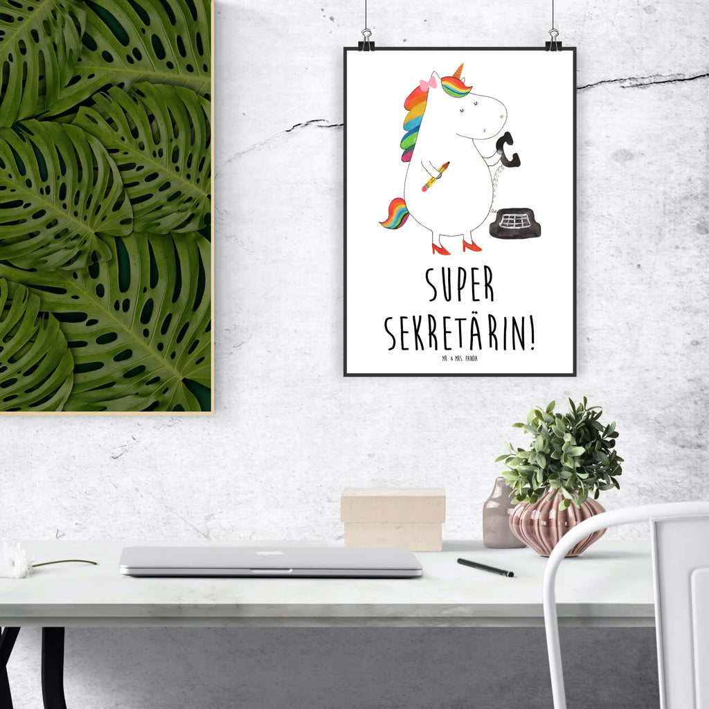 Plakat Jednorożec sekretarka wanddeko, typografie poster, Plakat, wanddruck, grafikposter, Wandschmuck, kunstdruck poster, Wanddeko Bild, Posterdruck, Deko Bild, Panda Poster, kunstposter, Designposter, Design Poster, Bild, Kunstdruck, Wandposter, Wandbild, Wanddekoration, Deko Poster, Poster, wandkunst, Mr. & Mrs. Panda Poster, drucke, Unicorn, Einhorn, Einhörner, Einhorn Deko, Steuerbüro, Bürohilfe, Steuerkanzlei, Bürokraft, Rechtsanwältin, Büro, Rechtsanwaltsgehilfin, Sekretärin