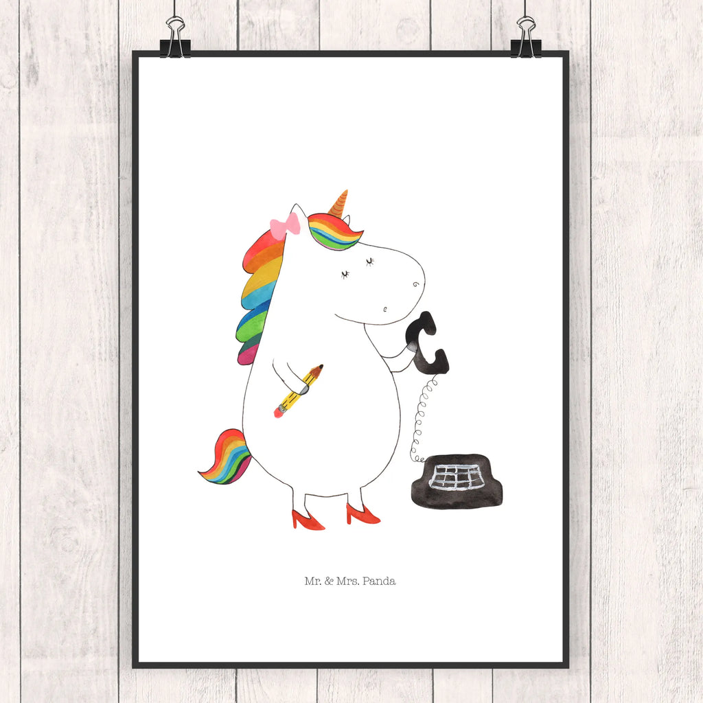Plakat Jednorożec sekretarka wanddeko, typografie poster, Plakat, wanddruck, grafikposter, Wandschmuck, kunstdruck poster, Wanddeko Bild, Posterdruck, Deko Bild, Panda Poster, kunstposter, Designposter, Design Poster, Bild, Kunstdruck, Wandposter, Wandbild, Wanddekoration, Deko Poster, Poster, wandkunst, Mr. & Mrs. Panda Poster, drucke, Unicorn, Einhorn, Einhörner, Einhorn Deko, Steuerbüro, Bürohilfe, Steuerkanzlei, Bürokraft, Rechtsanwältin, Büro, Rechtsanwaltsgehilfin, Sekretärin