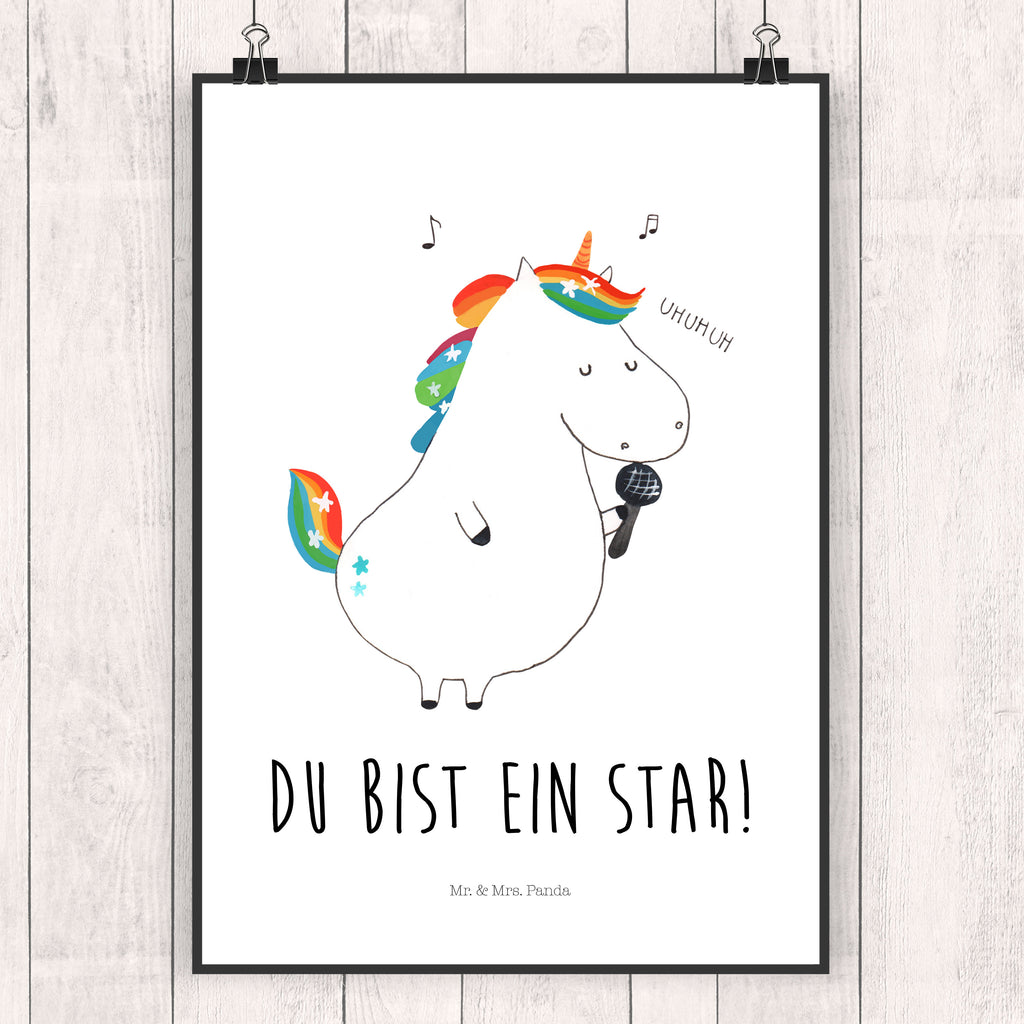 Plakat jednorożec Śpiewak Mr. & Mrs. Panda Poster, wanddeko, Kunstdruck, Plakat, Wandschmuck, Poster, Wandposter, kunst für die wand, Bild für Wand, kunstdruck poster, wanddruck, Bild, Wanddeko Bild, grafikposter, Wanddekoration, Deko Bild, Designposter, Wandbild, Posterdruck, drucke, kunstposter, wandkunst, Einhorn Deko, Einhörner, Einhorn, Unicorn, Party, Geburtstag, Konfetti, Disco, Feier, Sängerin, Fest, Sänger, Glitzer, Freundin