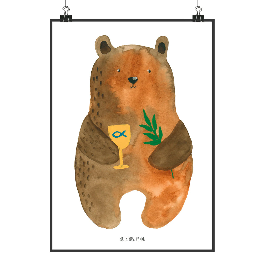Plakat niedźwiedź Bierzmowanie Plakat, Bild für Wand, wanddeko, Wanddeko Bild, kunstdruck poster, Wandbild, Poster, Wandschmuck, Mr. & Mrs. Panda Poster, drucke, Posterdruck, Wandposter, wanddruck, kunst für die wand, Bild, grafikposter, kunstposter, Deko Bild, Wanddekoration, wandkunst, Kunstdruck, Designposter, Teddybär, Bär, Teddy, Gottesdienst, Konfirmation, Kirche, Evangelisch