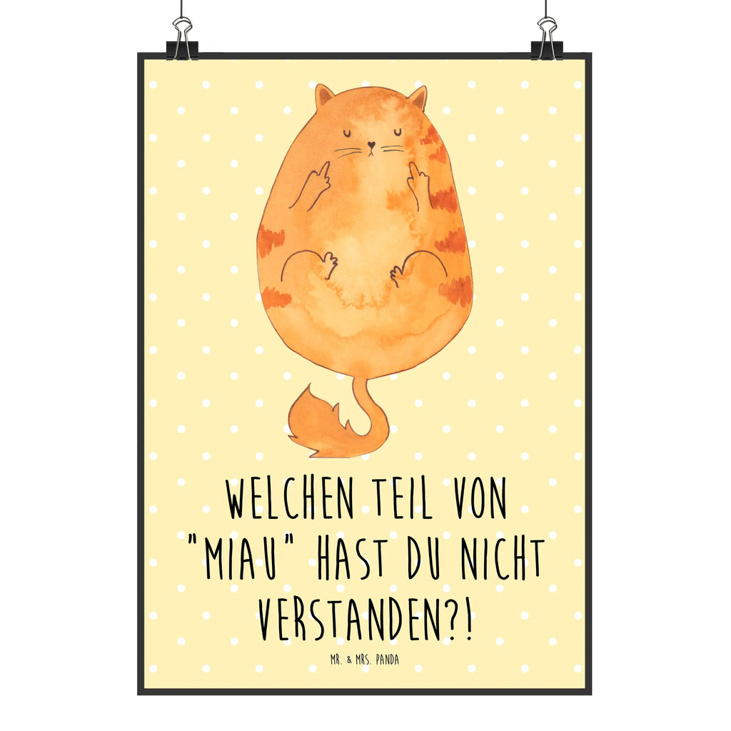 Poster Katze Mittelfinger Wanddekoration, Designposter, Handgemaltes Poster, Poster, Kunstdruck, Küchenposter, Raumdekoration, Posterdruck, Kinderposter, Wanddeko, Bild, Mr. & Mrs. Panda Poster, Wanddeko Bild, Wandposter, Katze, Katzenmotiv, Katzenfan, Katzendeko, Katzenfreund, Katzenliebhaber, Katzenprodukte, Katzenartikel, Katzenaccessoires, Katzensouvenirs, Katzenliebhaberprodukte, Katzenmotive, Cat, Cats, Mietze, Kater, Katzen