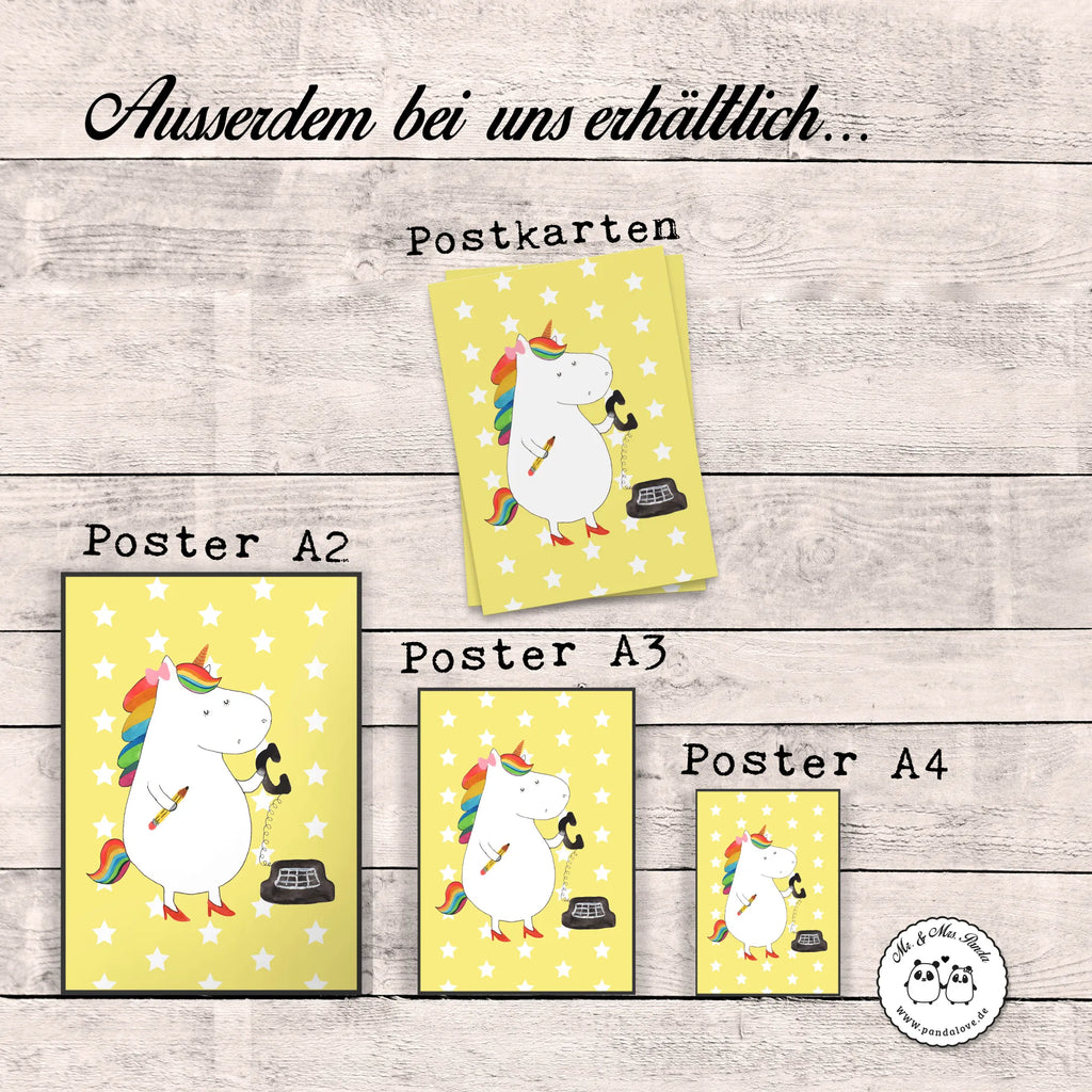 Plakat Jednorożec sekretarka wanddeko, typografie poster, Plakat, wanddruck, grafikposter, Wandschmuck, kunstdruck poster, Wanddeko Bild, Posterdruck, Deko Bild, Panda Poster, kunstposter, Designposter, Design Poster, Bild, Kunstdruck, Wandposter, Wandbild, Wanddekoration, Deko Poster, Poster, wandkunst, Mr. & Mrs. Panda Poster, drucke, Unicorn, Einhorn, Einhörner, Einhorn Deko, Steuerbüro, Bürohilfe, Steuerkanzlei, Bürokraft, Rechtsanwältin, Büro, Rechtsanwaltsgehilfin, Sekretärin