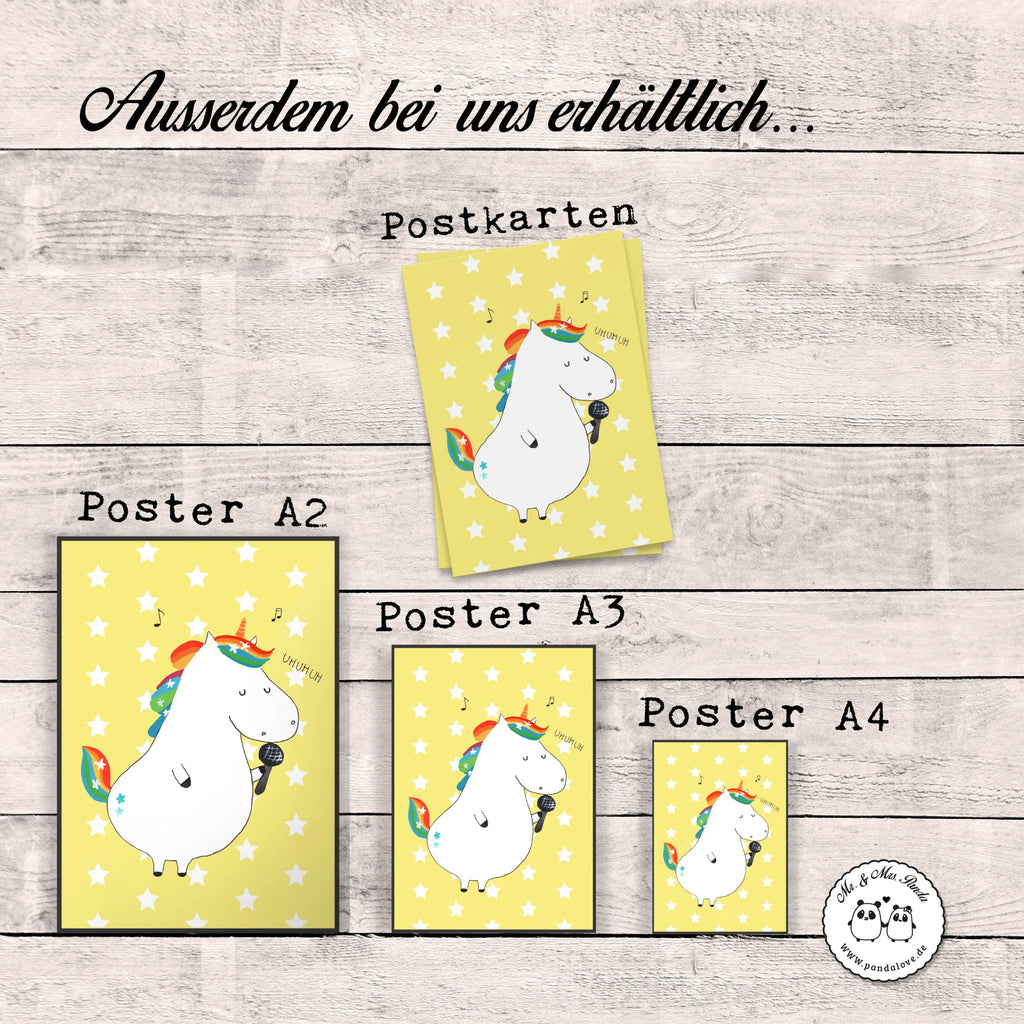 Plakat jednorożec Śpiewak Mr. & Mrs. Panda Poster, wanddeko, Kunstdruck, Plakat, Wandschmuck, Poster, Wandposter, kunst für die wand, Bild für Wand, kunstdruck poster, wanddruck, Bild, Wanddeko Bild, grafikposter, Wanddekoration, Deko Bild, Designposter, Wandbild, Posterdruck, drucke, kunstposter, wandkunst, Einhorn Deko, Einhörner, Einhorn, Unicorn, Party, Geburtstag, Konfetti, Disco, Feier, Sängerin, Fest, Sänger, Glitzer, Freundin