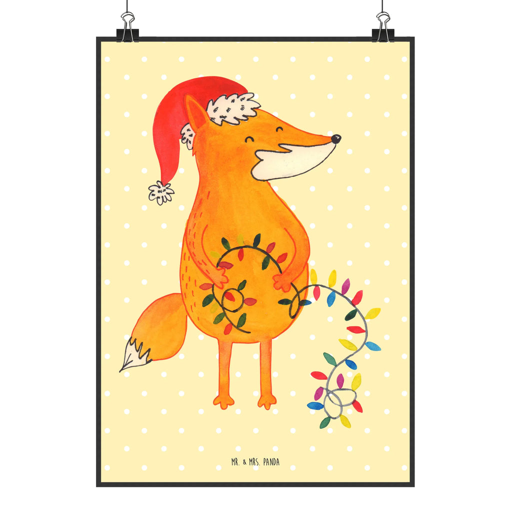 Plakat lis Boże Narodzenie Posterdruck, Wandposter, grafikposter, wanddeko, Poster, Wandschmuck, wanddruck, wandkunst, kunstdruck poster, Wanddekoration, Deko Bild, Wandbild, Plakat, kunstposter, Designposter, drucke, Kunstdruck, Bild, Bild für Wand, Mr. & Mrs. Panda Poster, Wanddeko Bild, kunst für die wand, Wintermotiv, Heiligabend, Advent, Nikolaus, Weihnachtsdeko, Winter, Weihnachten, Weihnachtszeit, Füchse, Spruch schön, Geschenk Weihnachten, Fuchs, Weihnachtsmann