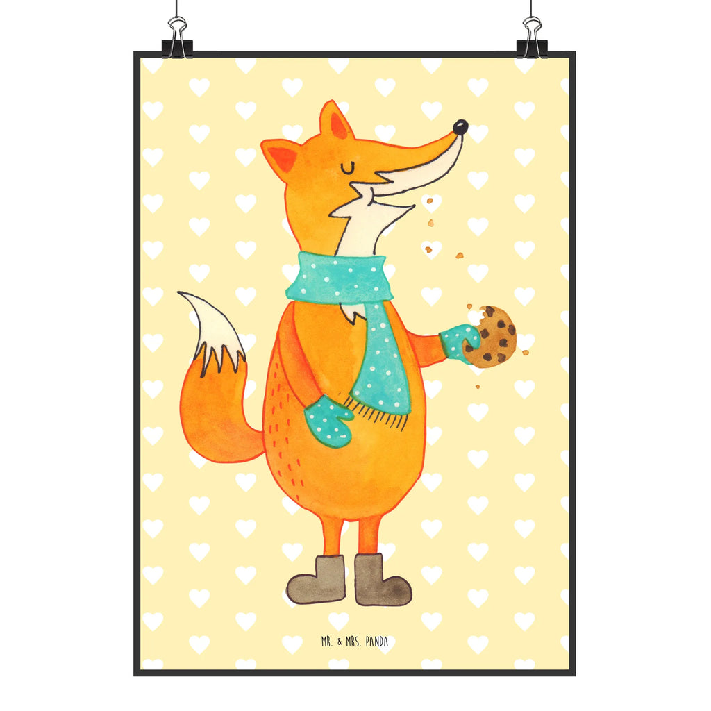 Plakat lis ciasteczko Plakat, Poster, grafikposter, Wandposter, Bild für Wand, Bild, Wanddekoration, kunstposter, kunstdruck poster, kunst für die wand, drucke, Mr. & Mrs. Panda Poster, Deko Bild, Wanddeko Bild, wanddruck, Kunstdruck, Designposter, Wandbild, Posterdruck, Wandschmuck, wanddeko, wandkunst, Fuchs, Füchse, Weihnachtszeit, Backen Spruch, Liebe, Plätzchen, Winter, Kekse, Küche Deko