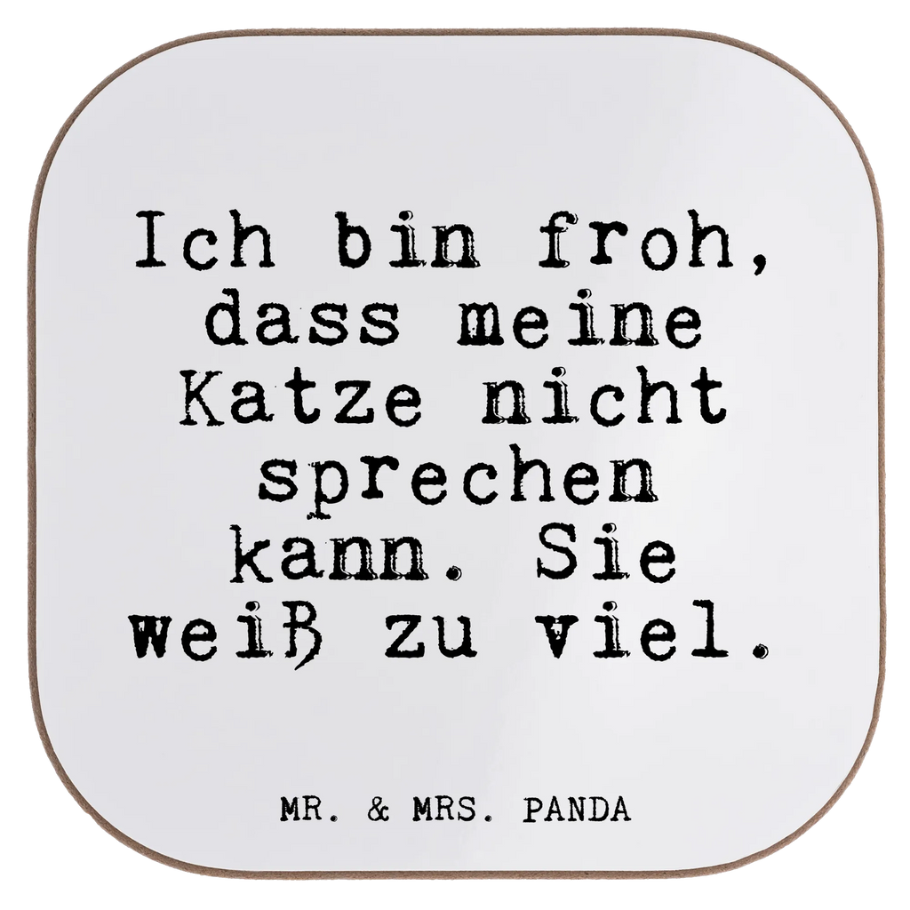 Quadratische Untersetzer Fun Talk Ich bin froh, dass meine Katze nicht sprechen kann. Sie weiß zu viel. Untersetzer Gläser, Untersetzer Holz, Untersetzer, Tassen Untersetzer, Untersetzer Design, Glasuntersetzer, Untersetzer aus Holz, Holzuntersetzer, Untersetzer für Gläser, Getränkeuntersetzer, Korkuntersetzer, Bierdeckel, Spruch, Sprüche, lustige Sprüche, Weisheiten, Zitate, Spruch Geschenke, Glizer Spruch Sprüche Weisheiten Zitate Lustig Weisheit Worte
