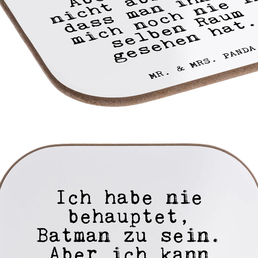 Square coaster Ich habe nie behauptet,... gift, glass coasters, party, presents, Coasters, breakfast, gifts, saying, sayings, funny, wisdom, quotes, Glizzer Spell Proverbs Wisdom Quotes Funny Wisdom Words