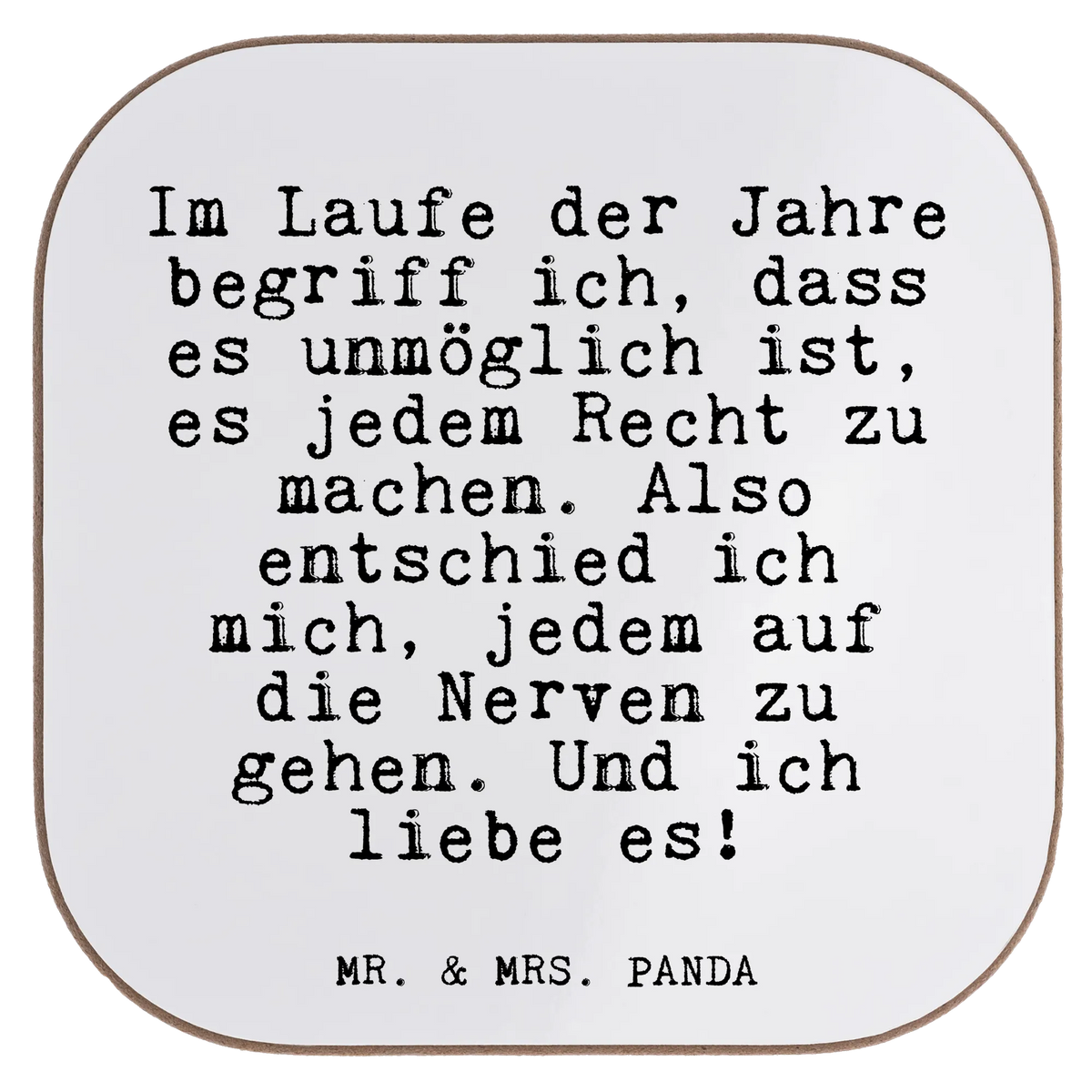 Square coaster Im Laufe der Jahre... gifts, Coasters, glass coasters, party, gift, presents, breakfast, saying, sayings, funny, wisdom, quotes, Glizzer Spell Proverbs Wisdom Quotes Funny Wisdom Words