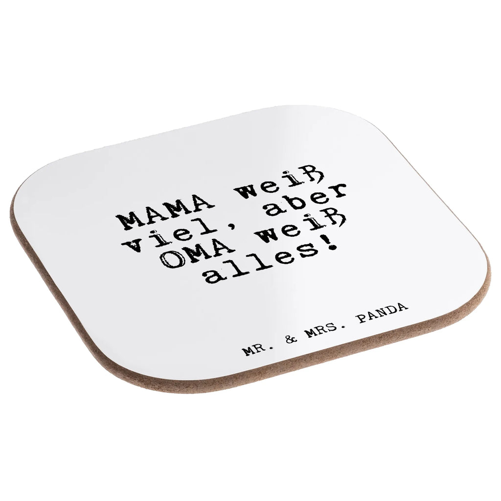 Podkładka MAMA weiß viel, aber... Przysłowie, przysłowia, zabawne przysłowia, mądrości, cytaty, prezenty z przysłowiami