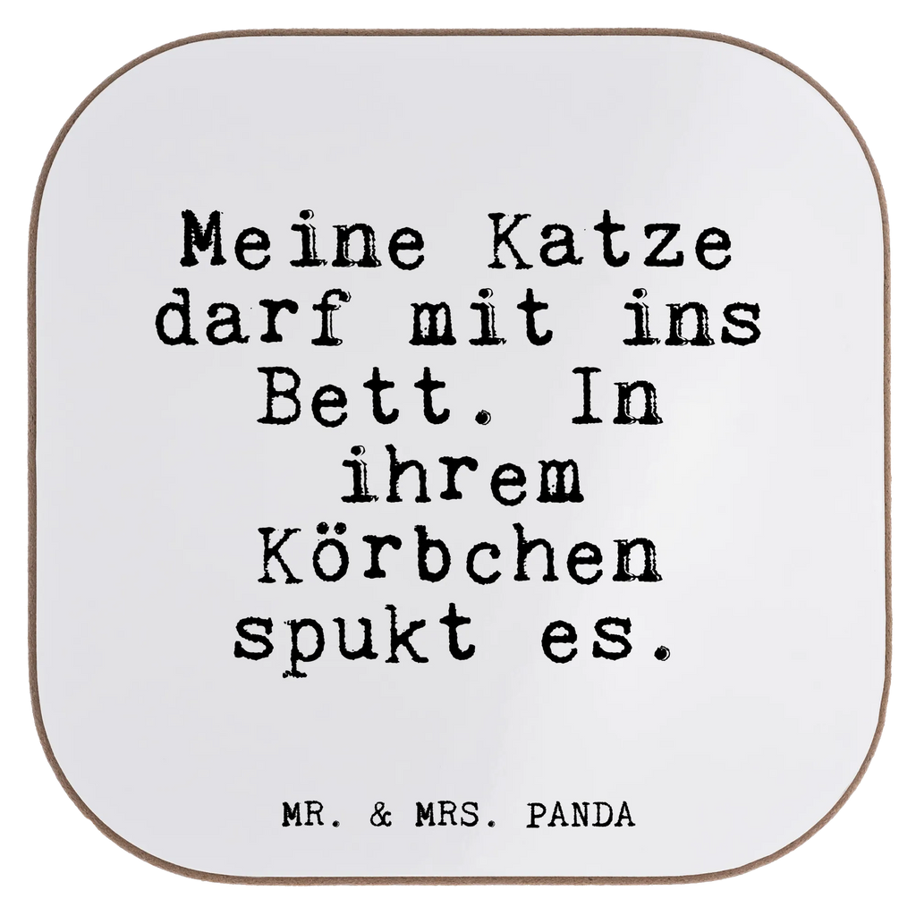 Square coaster Meine Katze darf mit... glass coasters, presents, Coasters, gifts, gift, breakfast, party, saying, sayings, funny, wisdom, quotes, Glizzer Spell Proverbs Wisdom Quotes Funny Wisdom Words