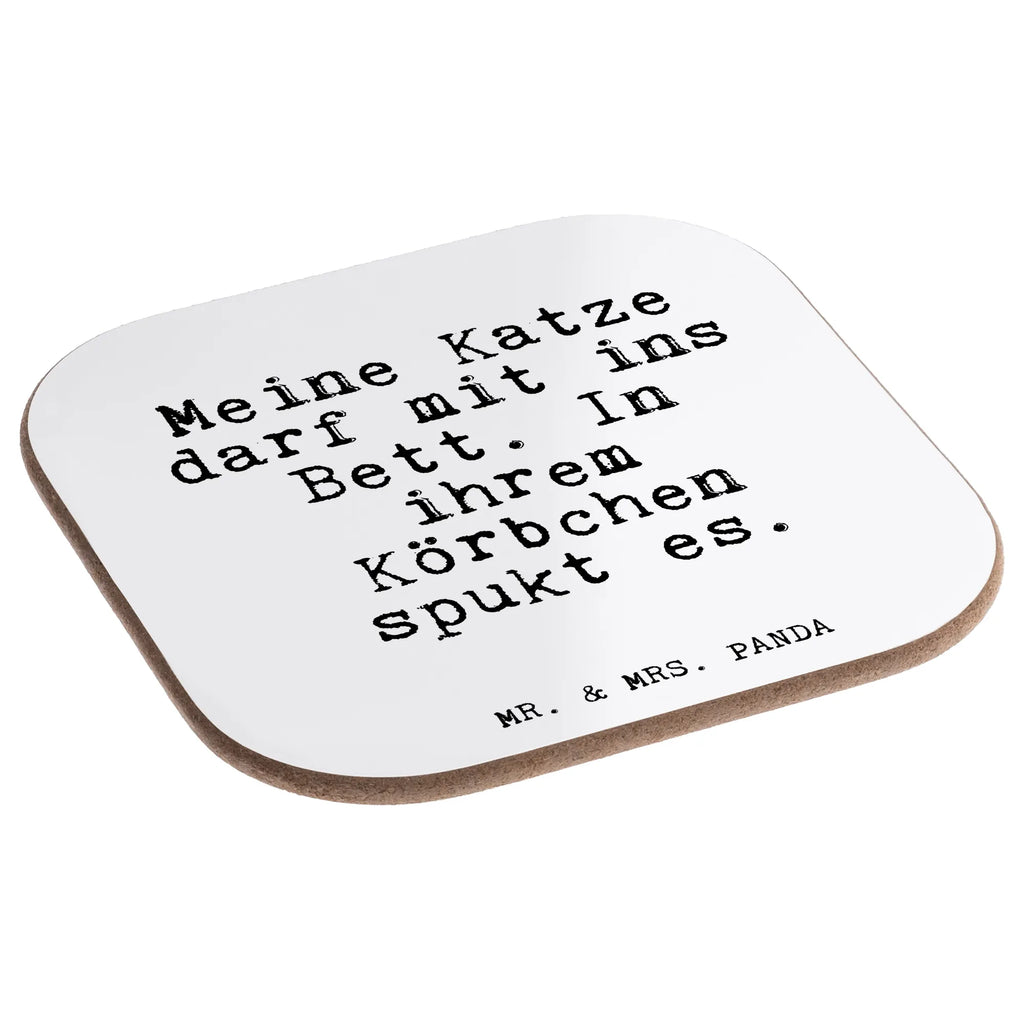 Square coaster Meine Katze darf mit... glass coasters, presents, Coasters, gifts, gift, breakfast, party, saying, sayings, funny, wisdom, quotes, Glizzer Spell Proverbs Wisdom Quotes Funny Wisdom Words