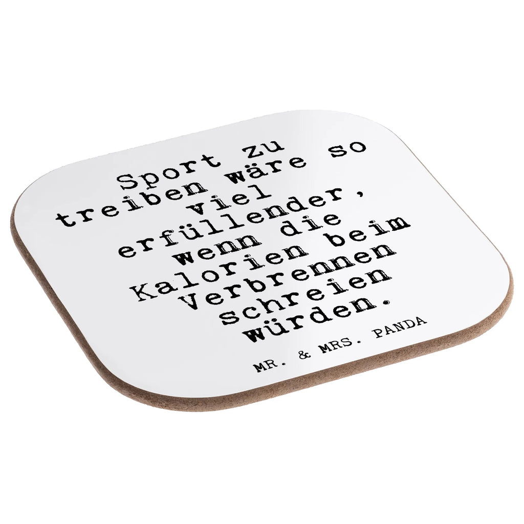 Square coaster Sport zu treiben wäre... gifts, breakfast, glass coasters, party, Coasters, presents, gift, saying, sayings, funny, wisdom, quotes, Glizzer Spell Proverbs Wisdom Quotes Funny Wisdom Words
