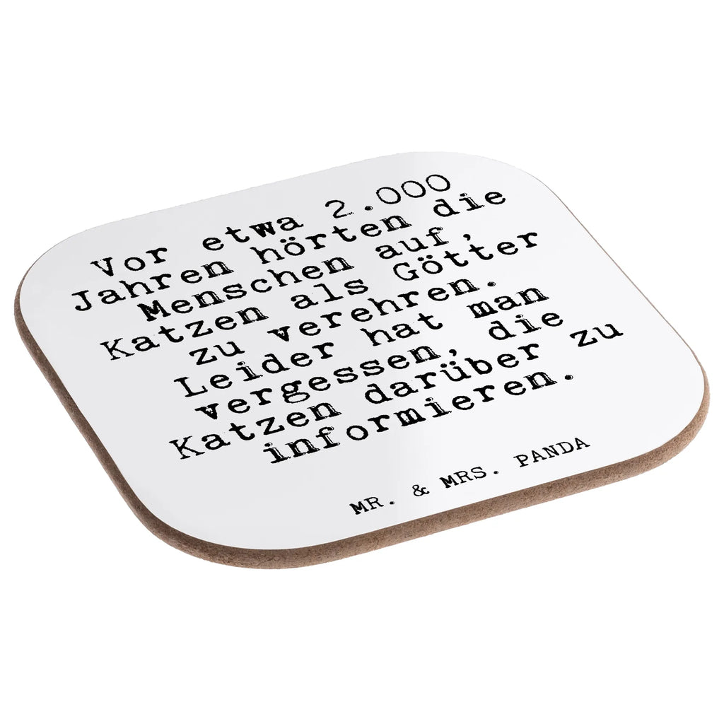 Square coaster Vor etwa 2.000 Jahren... presents, glass coasters, gifts, gift, party, breakfast, Coasters, saying, sayings, funny, wisdom, quotes, Glizzer Spell Proverbs Wisdom Quotes Funny Wisdom Words