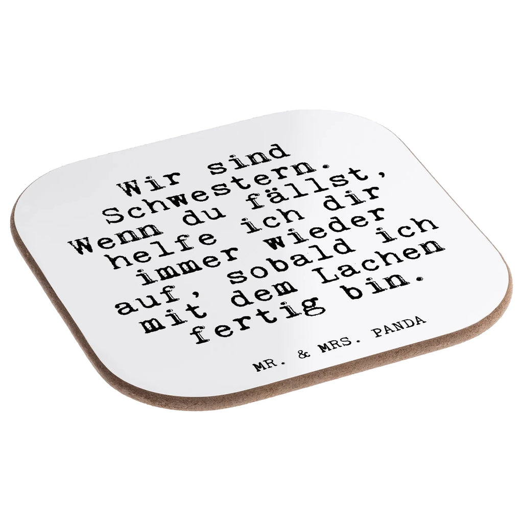Podkładka Wir sind Schwestern. Wenn... Przysłowie, przysłowia, zabawne przysłowia, mądrości, cytaty, prezenty z przysłowiami