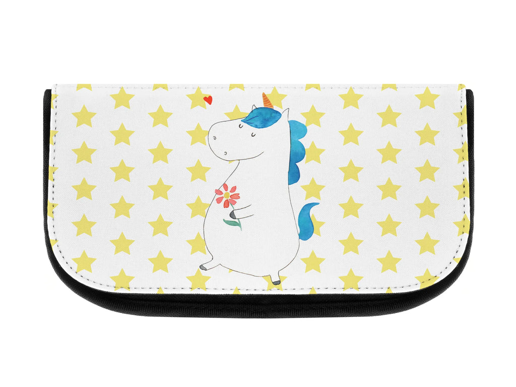 Kosmetiktasche Einhorn Spaziergang Make-Up Bag, Waschbeutel, Kulturbeutel, hygiene tasche, Beauty Bag, kosmetiktäschchen, kulturtäschchen, Schminkbeutel, Reisenecessaires, utensilientasche, Schminktasche, Kosmetiktasche, beauty tasche, Schminktäschchen, Kulturtasche, Waschtasche, beauty case, reise kosmetiktasche, Necessaire, kosmetik beutel, reiseschminktasche, Organizer Tasche, Beautybag, zubehörtasche, Toilettentasche, kleines Täschchen, toilettenbeutel, bad tasche, Einhörner, Unicorn, Einhorn Deko, Einhorn, Mutter, Gute Laune, Blumen, Schwester, Spaziergang, Freundin, Glitzer, Freude, Motivation