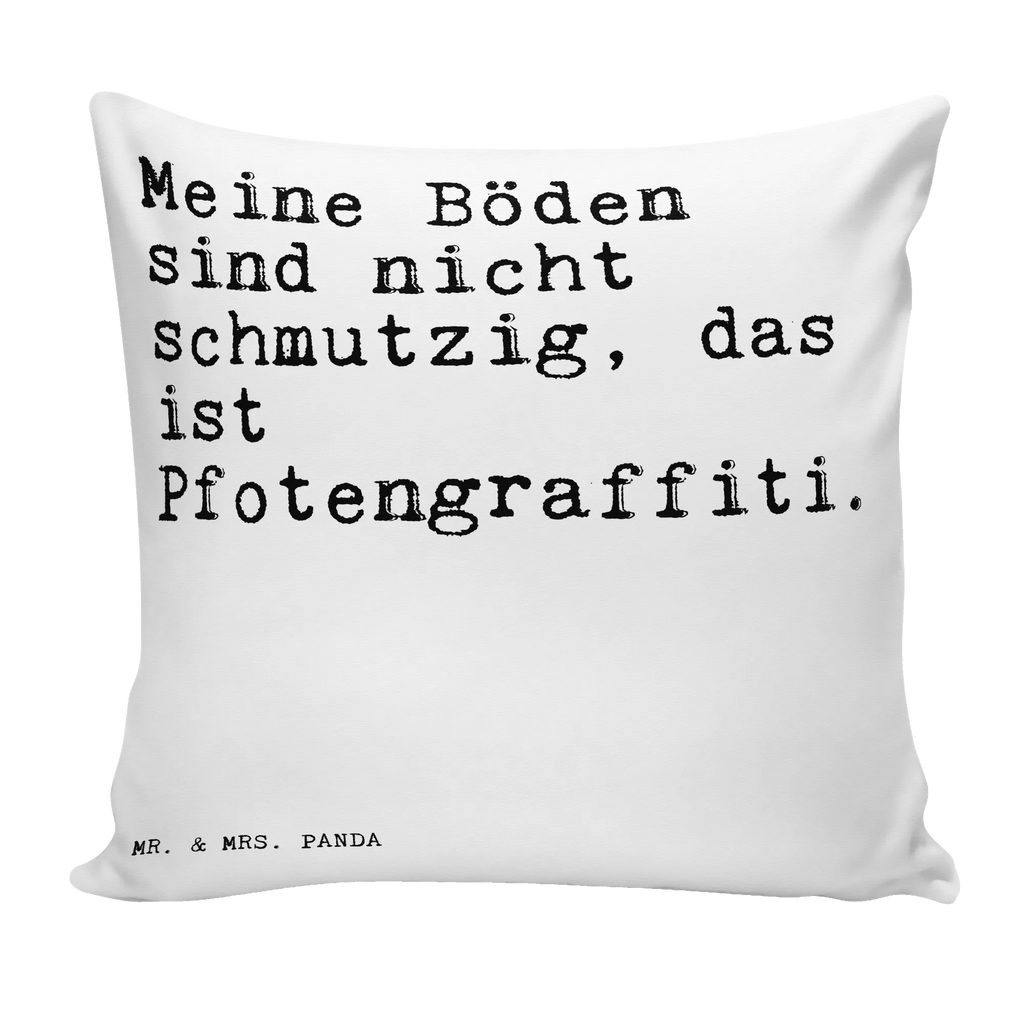 40x40 poduszka Meine Böden sind nicht... Przysłowie, przysłowia, zabawne przysłowia, mądrości, cytaty, prezenty z przysłowiami