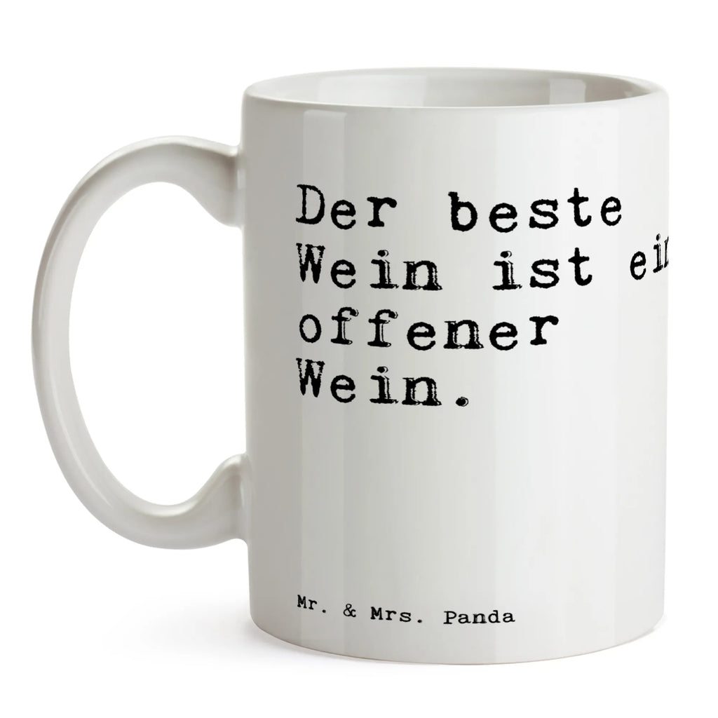 Kubek Der beste Wein ist... Bürotasse, Tasse, Teetasse, Tasse mit Motiven, Geschenktasse, Keramiktasse, Porzellantasse, Kaffeetasse, Tasse mit Zitaten, Spruch, Sprüche, lustige Sprüche, Weisheiten, Zitate, Spruch Geschenke, Spruch Sprüche Weisheiten Zitate Lustig Weisheit Worte