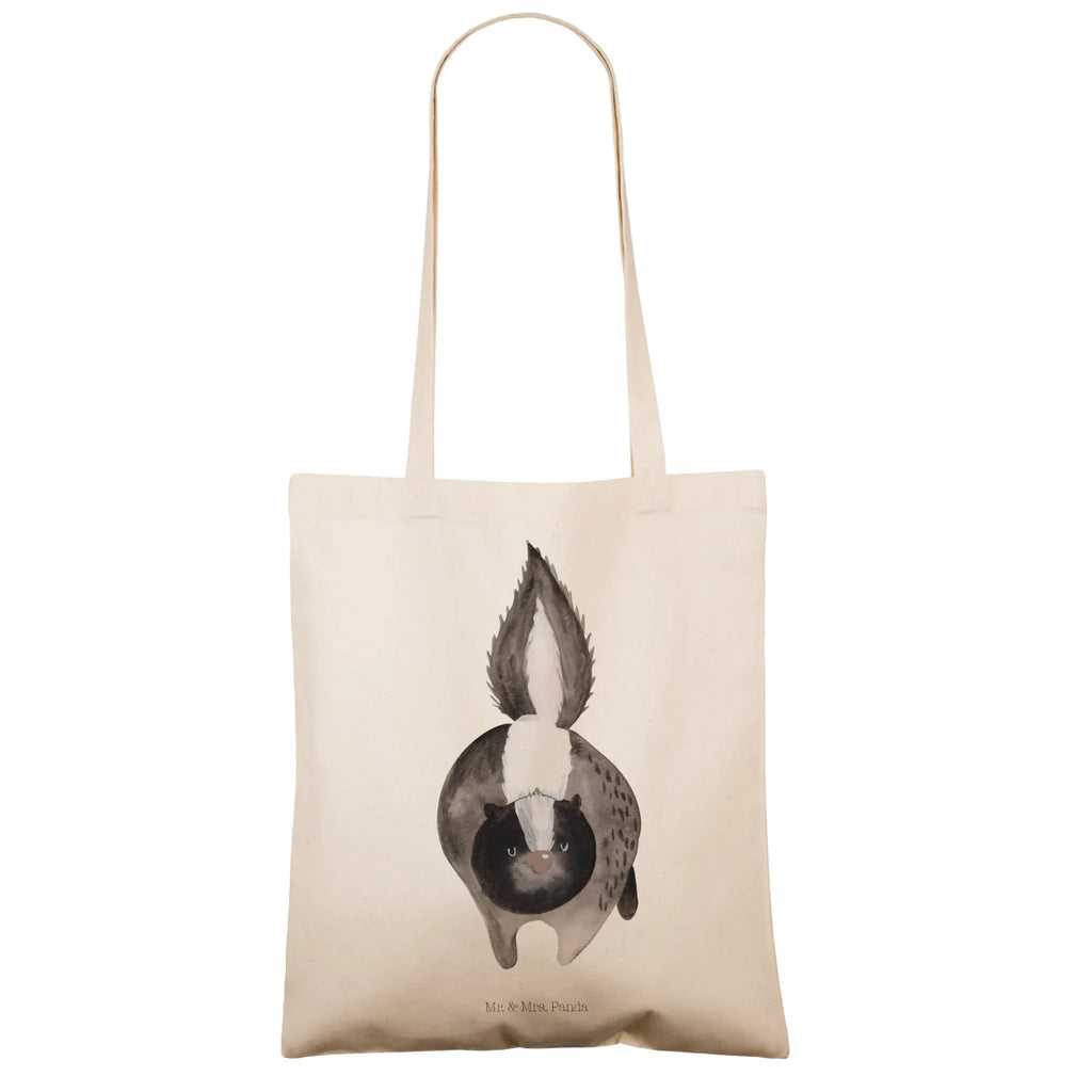 Tote bag skunk attack shopping bag, Carrier bag, shopper, pouch, jute bag, bag, cotton bag, cloth bag, shoulder bag, Skunk, skunk, threatening, stinker, stinky, predator, wild animal, angry