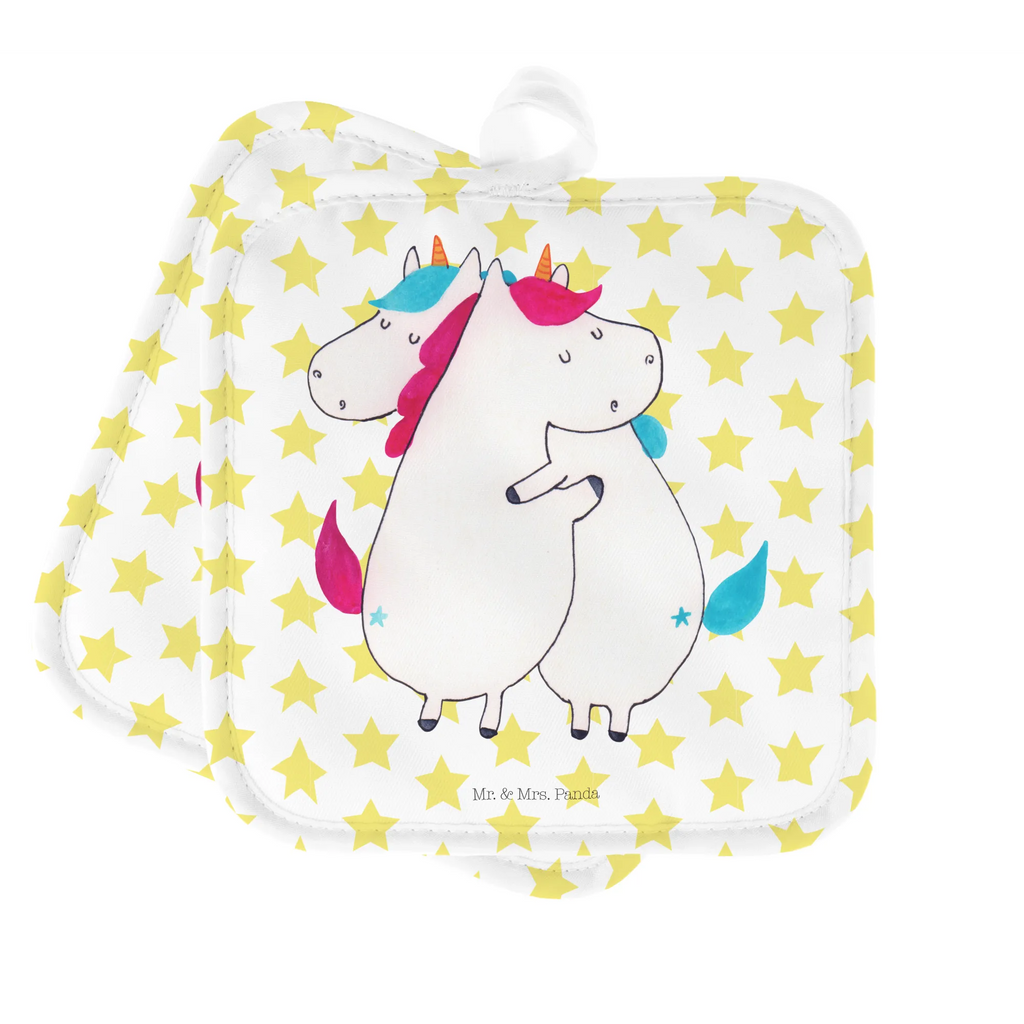 2er Set Topflappen  Einhörner Umarmen Topflappen, Topflappenset, topfhalter, Topflappen Set, Topflappen 2er Set, Topfuntersetzer, Topfhandschuhe, 2er Set Topflappen, Einhörner, Einhorn Deko, Unicorn, Einhorn, Freundin, Sister, Geschwister, Liebe, BFF, Schwester, Freundinnen, Schwestern, Familie