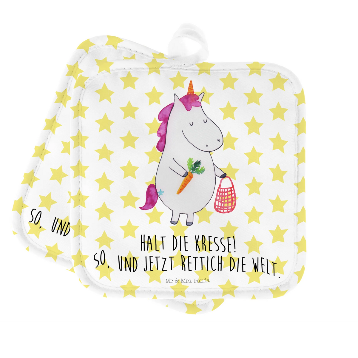 2er Set Topflappen  Einhorn Gemüse Topflappen, topfhalter, 2er Set Topflappen, Ofenlappen, Zwei Topflappen, Kochlappen, Topflappen im Doppelpack, Topfuntersetzer, Topflappenset, Topflappen Set, Topflappen 2er Set, Doppel Topflappen, Unicorn, Einhorn, Einhörner, Einhorn Deko, Biomarkt, Gemüse, Wochenmarkt