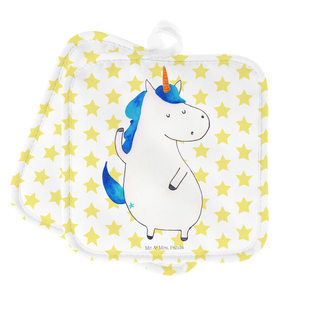 2-elementowy zestaw podkładek pod garnki jednorożec Mężczyzna Jednorożec, jednorożce, dekoracje jednorożca, jednorożec