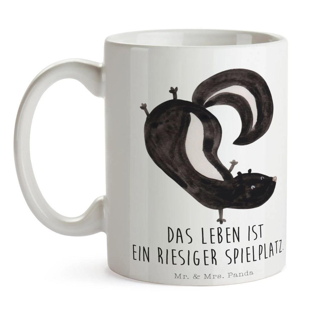 Mug skunk handstand gift mug, porcelain mug, custom mug, ceramic mug, mug, personalized mug, tea mug, coffee mug, latte mug, office mug, novelty mug, mug with quotes, mug with designs, Skunk, child, wild animal, skunk, predator, playful, stink, playground