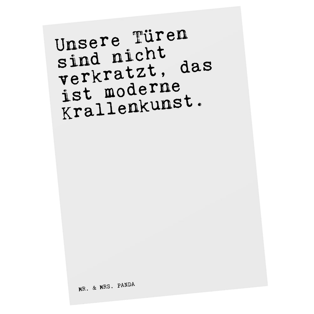 Postcard Unsere Türen sind nicht... Postcard, gift card, letter, invitation, card, postcards, gift, paper, invitation card, saying, sayings, funny, wisdom, quotes, Glizzer Spell Proverbs Wisdom Quotes Funny Wisdom Words
