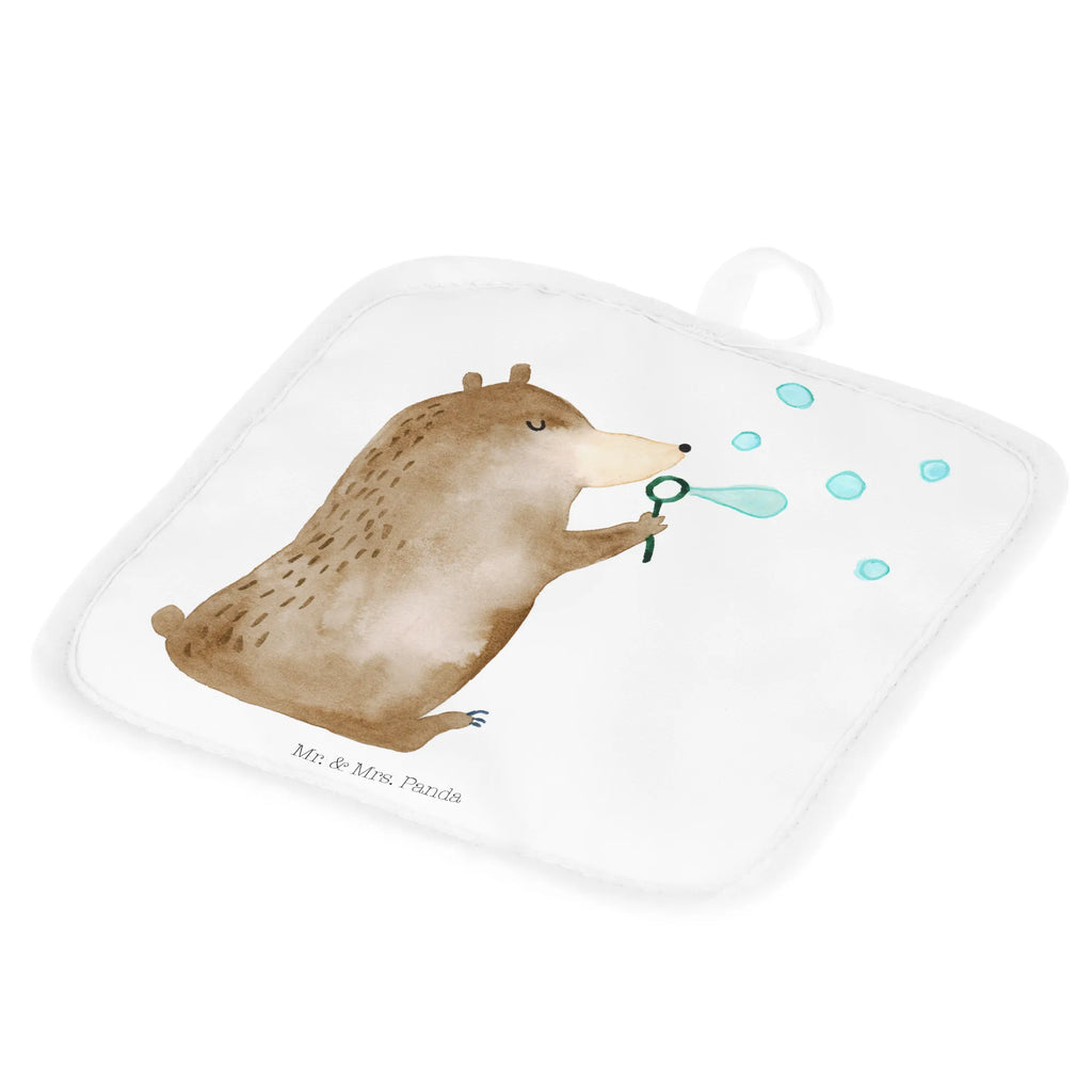 2-elementowy zestaw podkładek pod garnki niedźwiedź bańki mydlane Topflappen Set, Topflappen lustig, Ofenhandschuh, Topflappenset, Topfhandschuhe, Topfuntersetzer, Topflappen, Schöne Topflappen, Topflappen 2er Set, Topflappen mit Spruch, Ofenhandschuhe, Topfhandschuh, Bär, Teddy, Teddybär, Seifenblasen Bär Lustig Sein Glücklich Traurig Happy