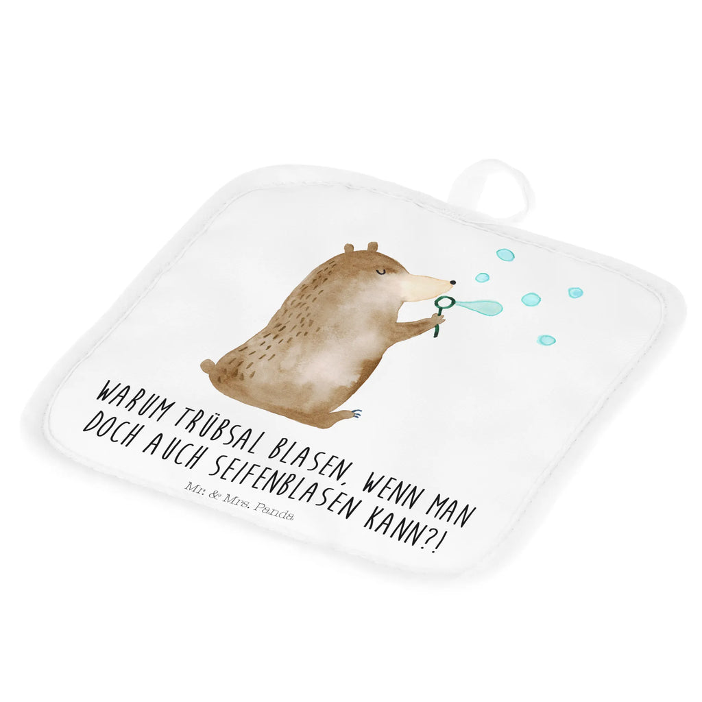 2-elementowy zestaw podkładek pod garnki niedźwiedź bańki mydlane Topflappen Set, Topflappen lustig, Ofenhandschuh, Topflappenset, Topfhandschuhe, Topfuntersetzer, Topflappen, Schöne Topflappen, Topflappen 2er Set, Topflappen mit Spruch, Ofenhandschuhe, Topfhandschuh, Bär, Teddy, Teddybär, Seifenblasen Bär Lustig Sein Glücklich Traurig Happy