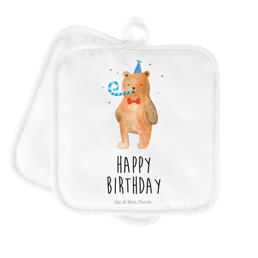 2-elementowy zestaw podkładek pod garnki Niedźwiedź urodziny Niedźwiedź, Miś, Pluszowy miś
