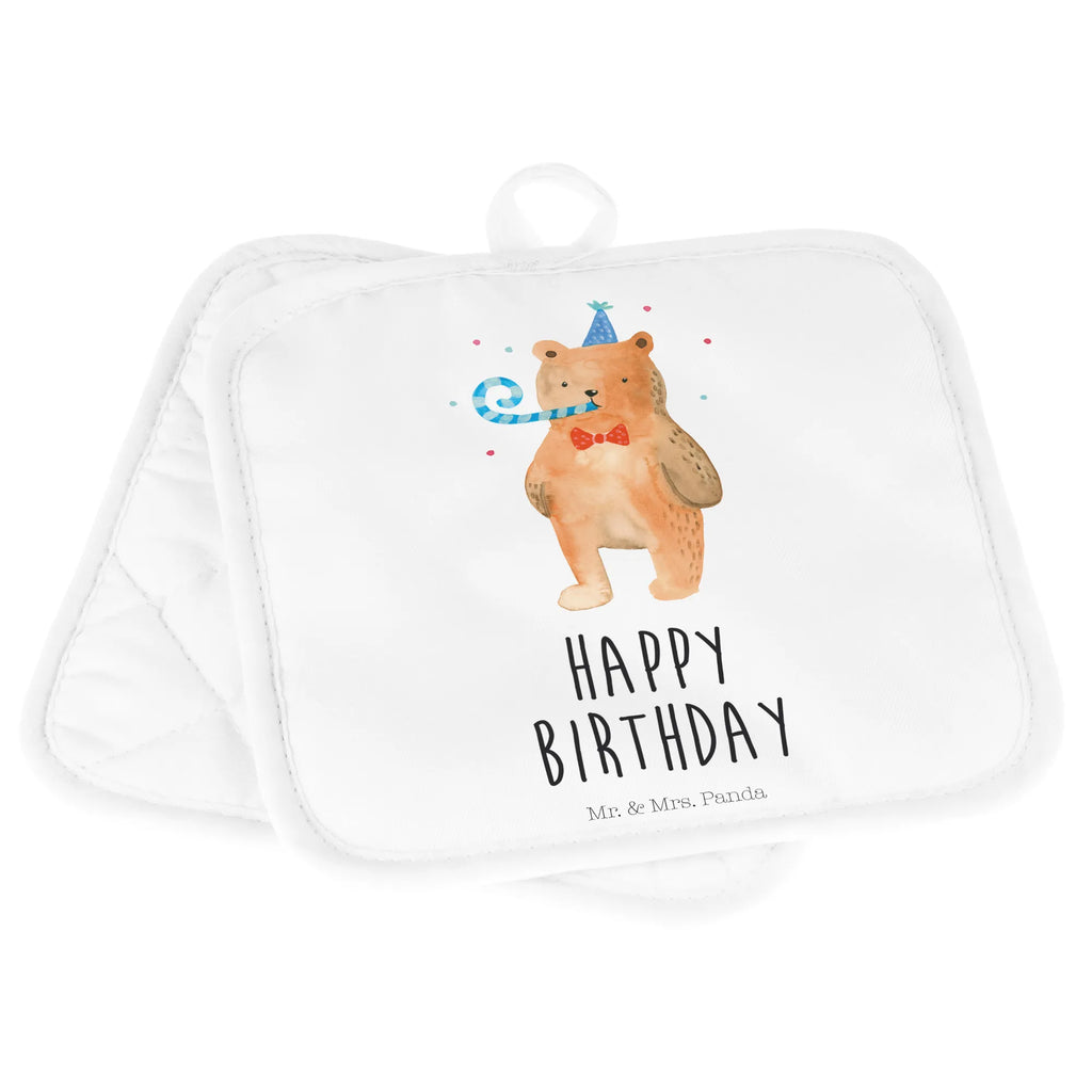 2-elementowy zestaw podkładek pod garnki Niedźwiedź urodziny Niedźwiedź, Miś, Pluszowy miś