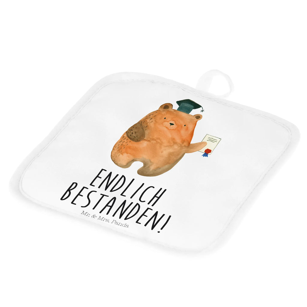 2er Set Topflappen  Bär Prüfung Topflappen 2er Set, 2er Set Topflappen, Topfhandschuhe, Topfuntersetzer, Topflappen, topfhalter, Topflappenset, Topflappen Set, Bär, Teddy, Teddybär, Prüfungen, Zeugnis, Abitur, Abschluss, Prüfung Bestanden, Abschlusszeugnis