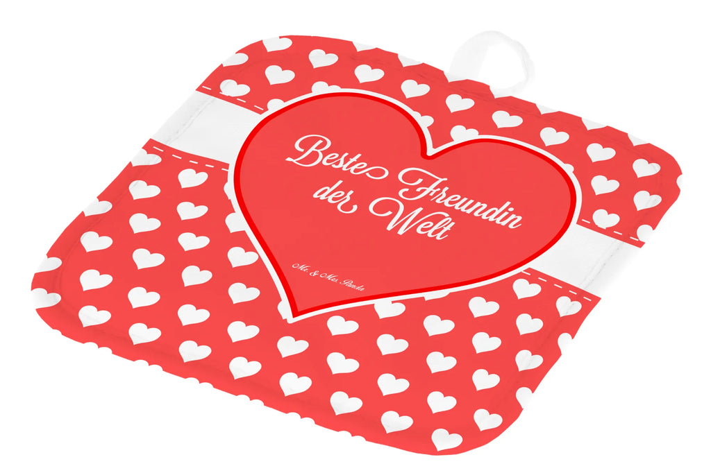 2-elementowy zestaw podkładek pod garnki Freundin Topflappenset, topfhalter, Topflappen, Topflappen Set, Topfhandschuhe, Topfuntersetzer, 2er Set Topflappen, Topflappen 2er Set, Herz Liebe Verliebt Dankeschön Geburtstag Bester Beste Bedanken