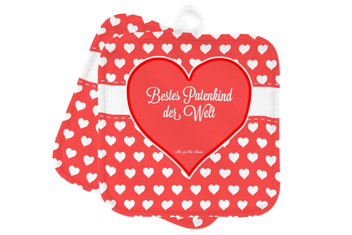 2er Set Topflappen  Patenkind Ofenlappen, Topflappen im Doppelpack, Kochlappen, Topflappen 2er Set, Topfuntersetzer, Topflappenset, Topflappen, 2er Set Topflappen, Zwei Topflappen, Doppel Topflappen, topfhalter, Topflappen Set, Herz Liebe Verliebt Dankeschön Geburtstag Bester Beste Bedanken