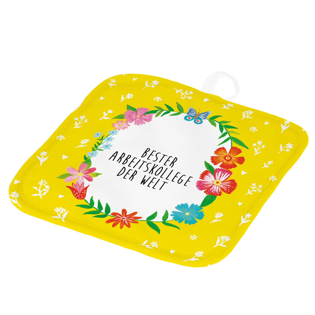 Pot holder Arbeitskollege potholders, oven mitts, set, gloves, kitchen, oven glove, cooking, baking, oven cloth set, Flowers Love Flower