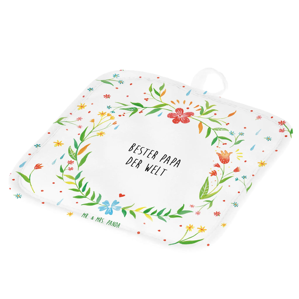 Pot holder Papa potholders, oven mitts, baking, oven glove, set, oven cloth set, gloves, cooking, kitchen, flower love sea of flowers flower meadow