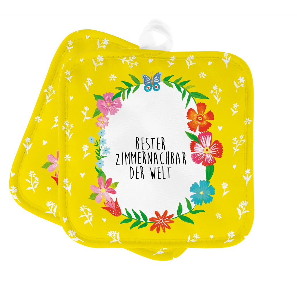 2er Set Topflappen  Design Frame Happy Girls Zimmernachbar Topflappen, Topflappen Set, Ofenhandschuh, Topflappenset, Topflappen 2er Set, Ofenhandschuhe, Topfhandschuhe, Topfhandschuh, Schöne Topflappen, Topflappen lustig, Topfuntersetzer, Topflappen mit Spruch, Geschenk