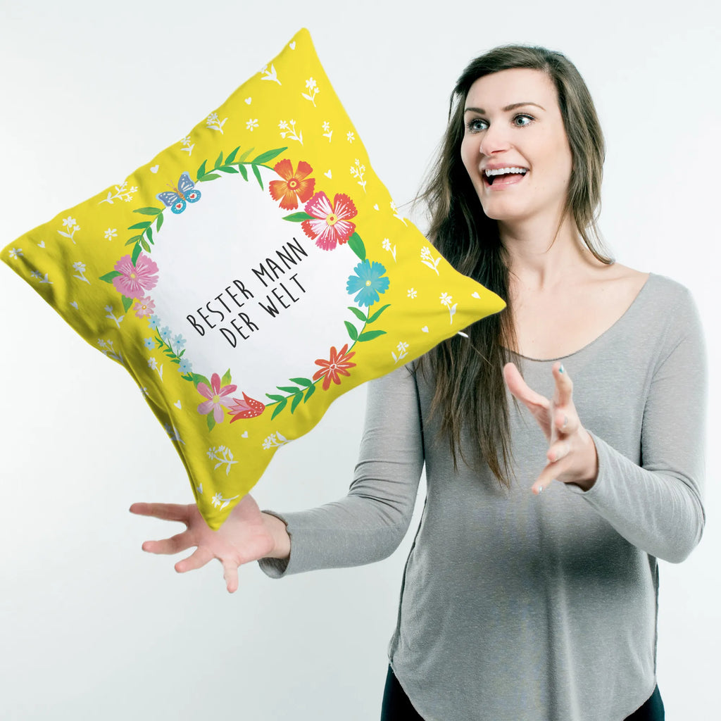 Cushion Mann bedroom, sofa, pillow case, cushion, soft, settee, pad, pillows, fluffy, couch, bed, Pillow, 40 x 40, 40x40, Flowers Love Flower