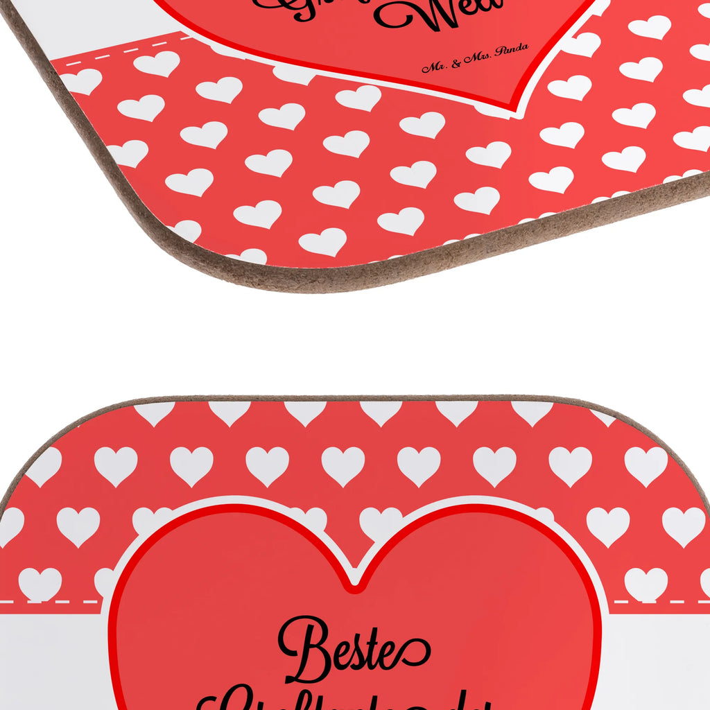 Square coaster Großtante gifts, breakfast, Coasters, glass coasters, party, presents, gift, Heart Love In Love Thank You Birthday Best Best Thank You