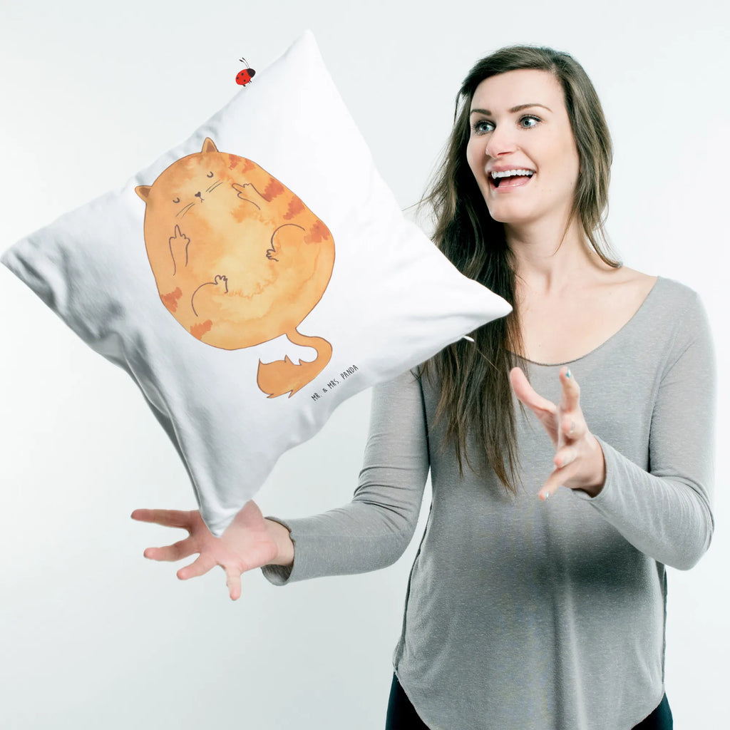 40x40 poduszka Kot ranny ptaszek Kot, motyw kotów, miłośnik kotów, dekoracje z kotami, przyjaciel kotów, entuzjasta kotów, produkty dla kotów, artykuły dla kotów, akcesoria dla kotów, pamiątki z kotami, produkty dla miłośników kotów, motywy kotów