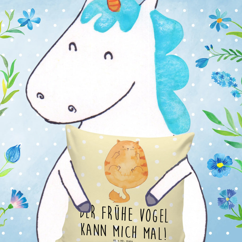 40x40 poduszka Kot ranny ptaszek Kot, motyw kotów, miłośnik kotów, dekoracje z kotami, przyjaciel kotów, entuzjasta kotów, produkty dla kotów, artykuły dla kotów, akcesoria dla kotów, pamiątki z kotami, produkty dla miłośników kotów, motywy kotów