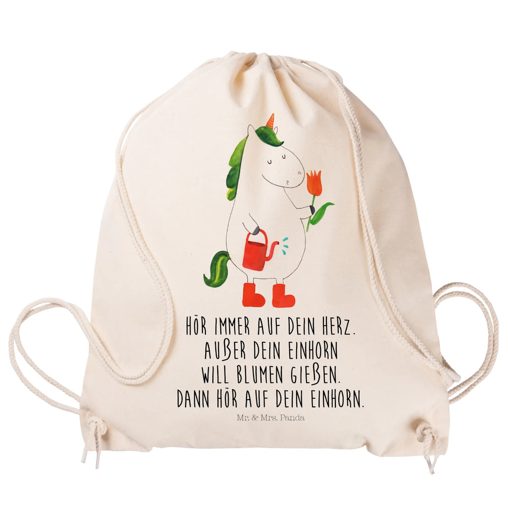 Drawstring bag unicorn gardener sports bag, carrier bag, gym bag, bag, hipster, jute bag, unicorn, unicorns, Flower, Unicorn, gardener gift, Girlfriend gift, gardener present, Watering-Can, garden
