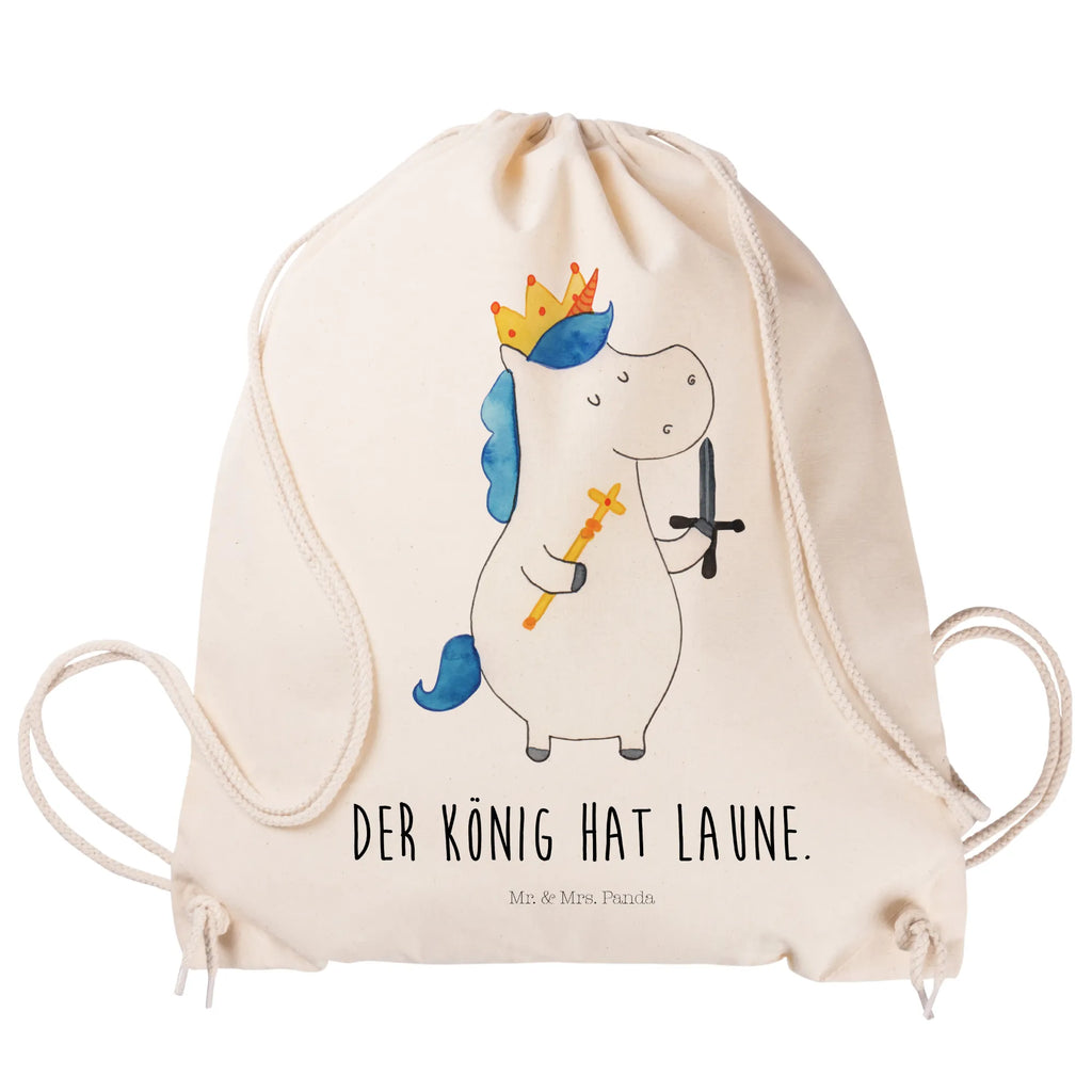 Drawstring bag unicorn king with sword jute bag, sports bag, carrier bag, bag, gym bag, hipster, unicorn, unicorns, Crown, gift boyfriend, sword, Chancellor, Prosecco, Unicorn, Ruler, Emperor, King, present boy, President, Princess