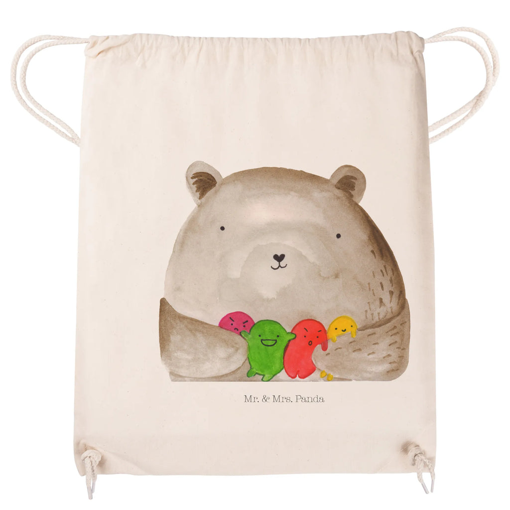 Drawstring bag bear Feeling bag, gym bag, sports bag, hipster, jute bag, carrier bag, bear, teddy, teddy bear, cuddly toy, Madness, Bear