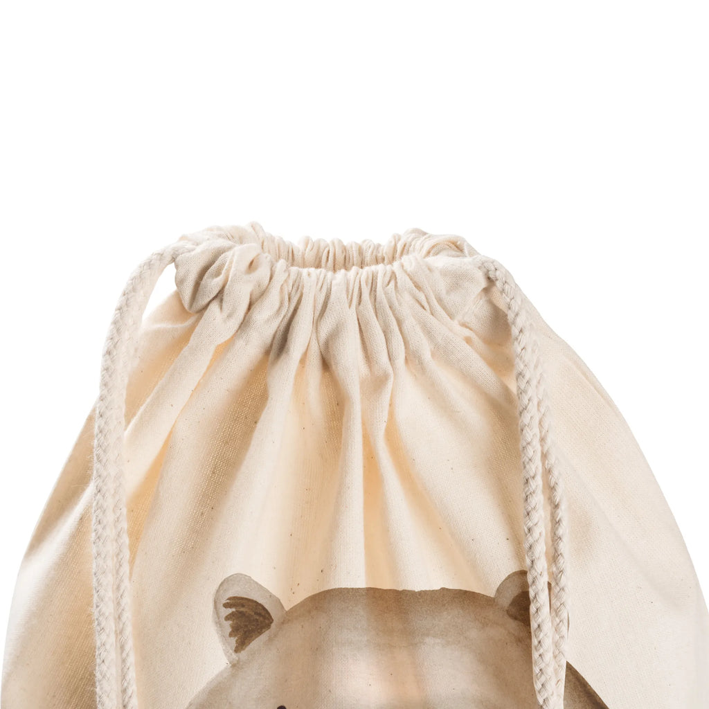 Drawstring bag bear Feeling bag, gym bag, sports bag, hipster, jute bag, carrier bag, bear, teddy, teddy bear, cuddly toy, Madness, Bear