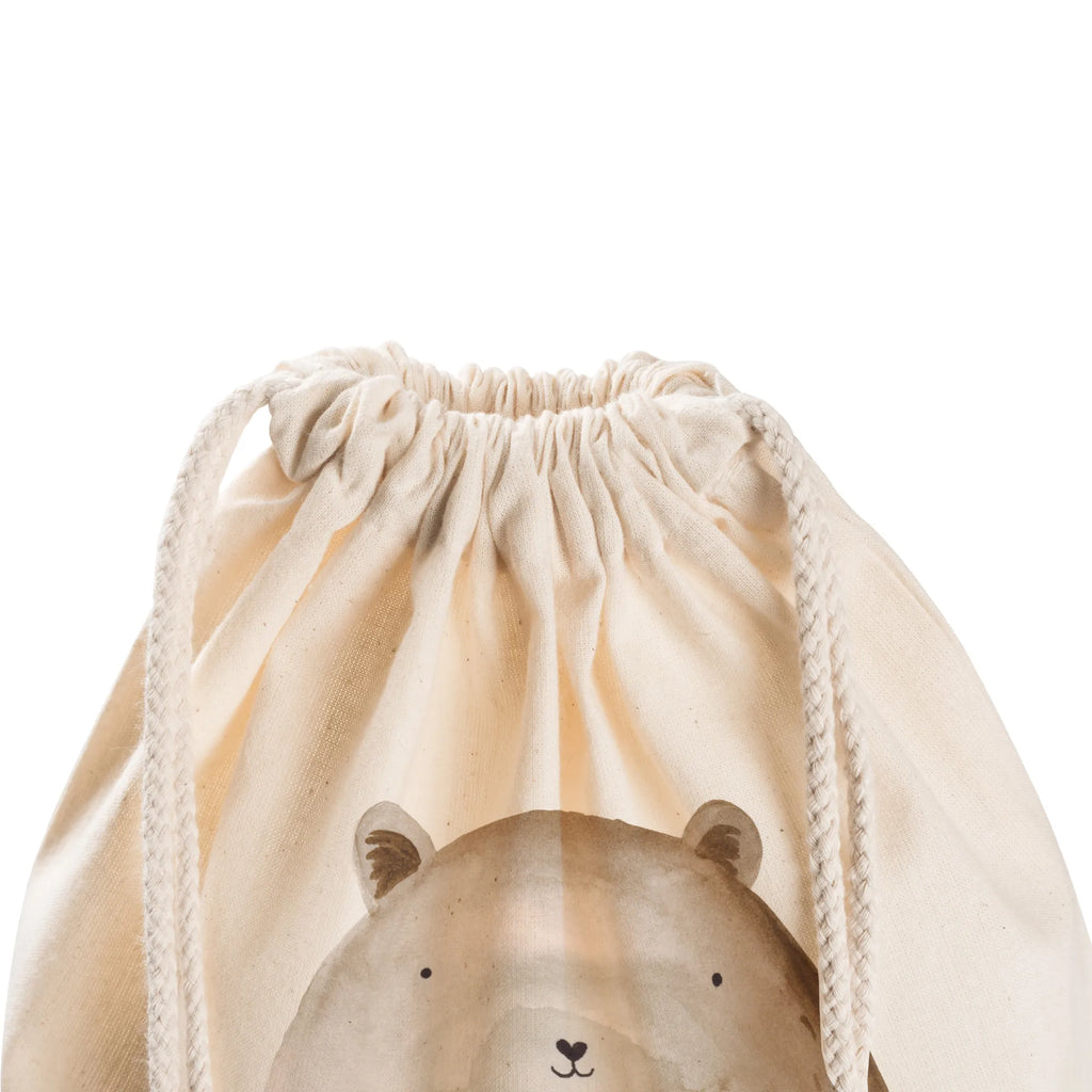 Drawstring bag bear Feeling bag, gym bag, sports bag, hipster, jute bag, carrier bag, bear, teddy, teddy bear, cuddly toy, Madness, Bear