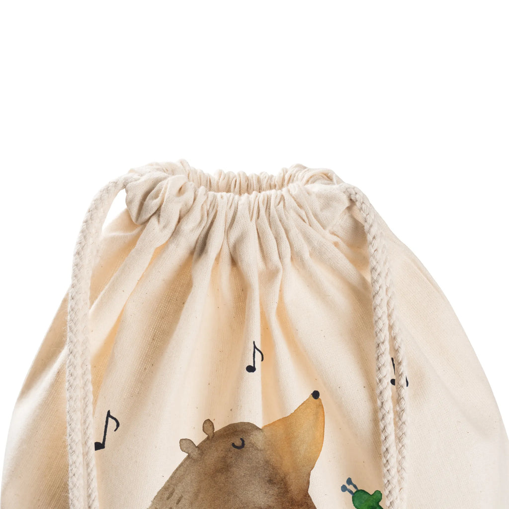 Drawstring bag bear guitar sports bag, gym bag, hipster, bag, jute bag, carrier bag, bear, teddy, teddy bear, cuddly toy