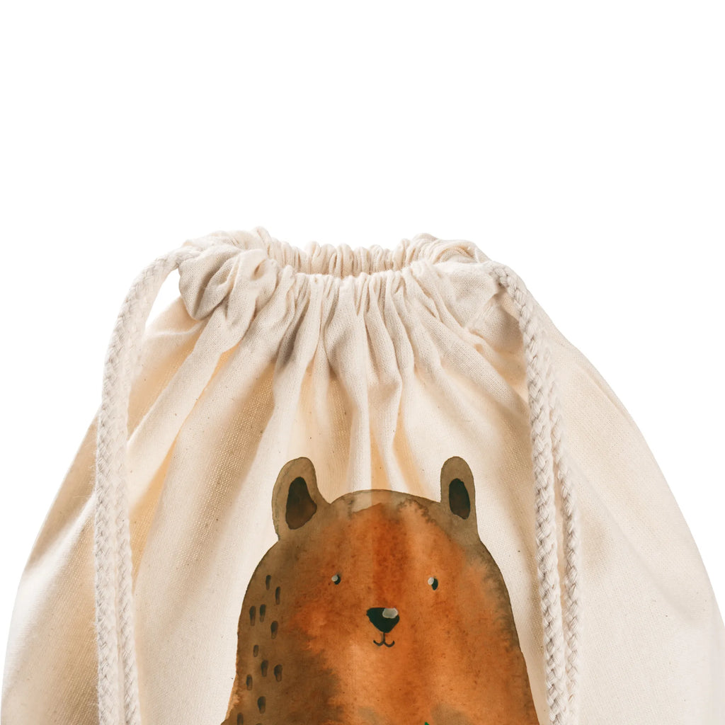 Drawstring bag bear confirmation sports bag, hipster, gym bag, carrier bag, jute bag, bag, bear, teddy, teddy bear, cuddly toy, confirmation, church, service, evangelic