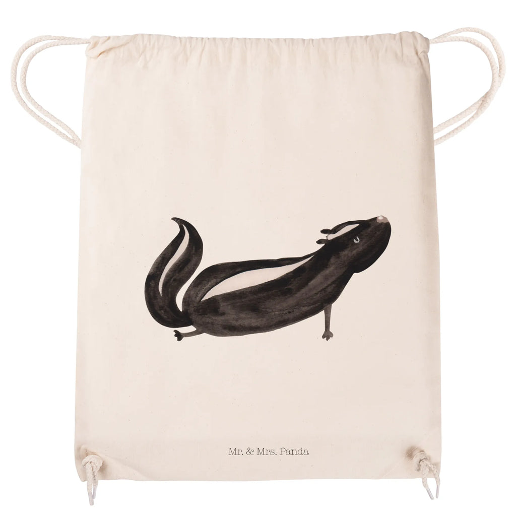 Drawstring bag skunk yoga sports bag, gym bag, hipster, jute bag, bag, carrier bag, Skunk, Stinky, Predator, Wild animal, Live, Yoga, Stinker, Namaste, Love, Laugh