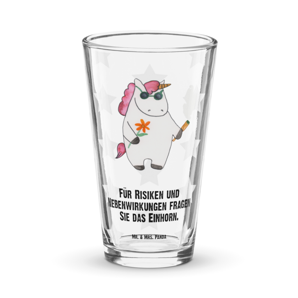 Premium Trinkglas Einhorn Woodstock Trinkglas, Glas, Pint Glas, Bierglas, Cocktail Glas, Wasserglas, Einhorn, Einhörner, Einhorn Deko, Pegasus, Unicorn, Kiffen, Joint, Zigarette, Alkohol, Party, Spaß. lustig, witzig, Woodstock